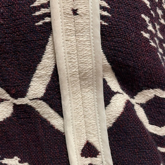 𝅺🌟host Pick🌟 IRO "Kerr" Double Fringed Cool Fish Design Open Jacket - Picture 8 of 8